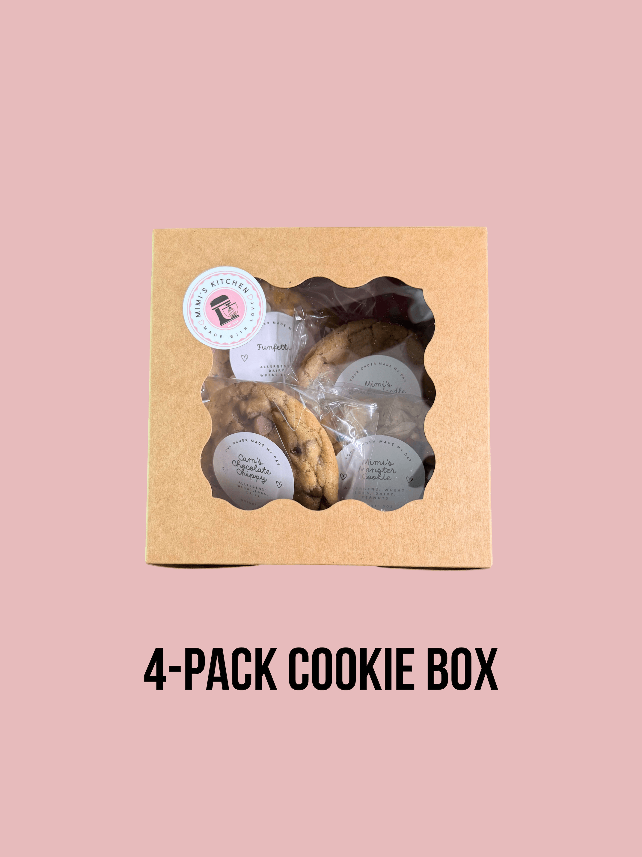 4-Pack Assorted Cookies