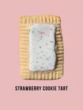 Frosted Strawberry Cookie Tart