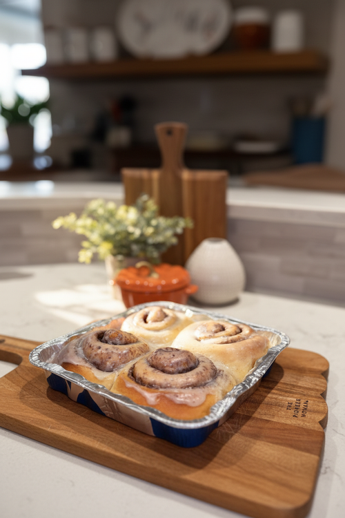 Cinnamon rolls portrait