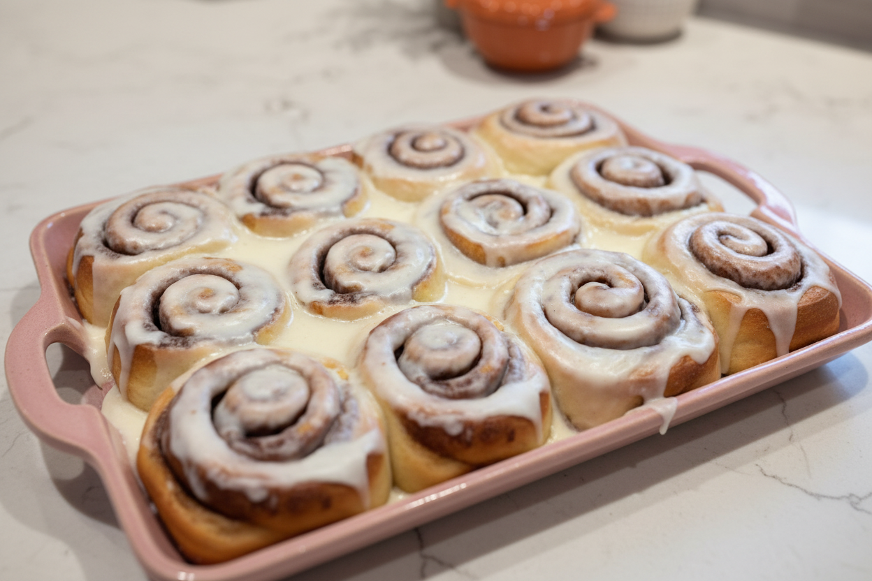 Petite Cinnamon Roll Platter - Close Up